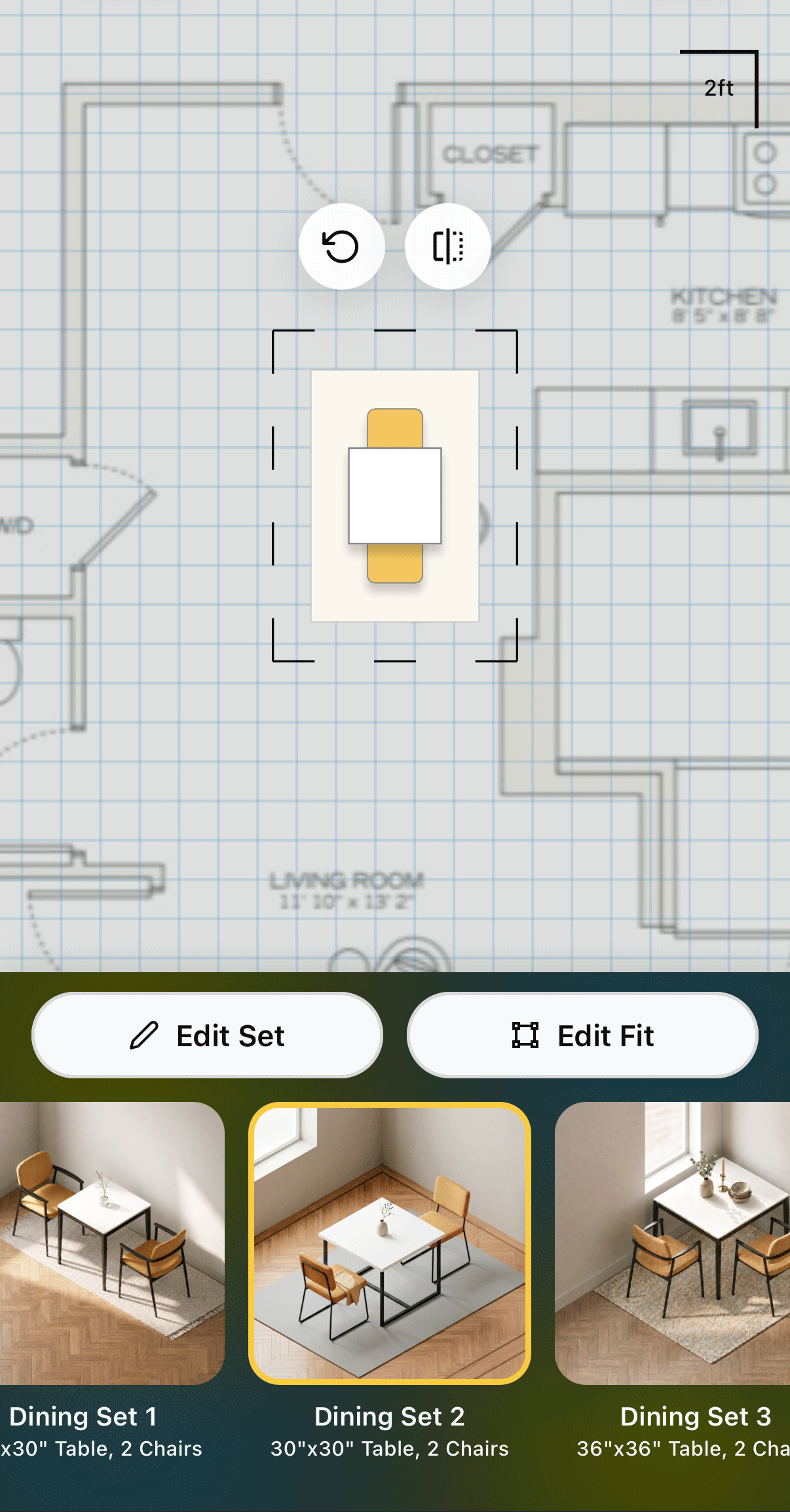 Home Arc app in use